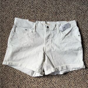 Levi's Women's White Jean Shorts